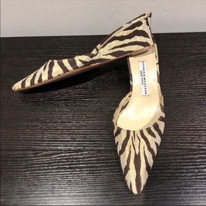 Stubbs & Wootton Animal Print Mule Wedge